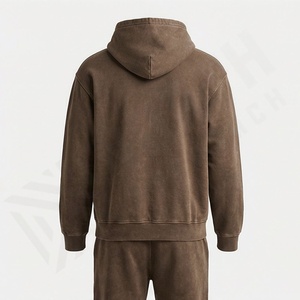 Chándal Deportivo Estilo Urbano con Lavado Ácido para Hombre, Alta Calidad, Color Personalizable, Transpirable, Estilo Invernal, Ropa Deportiva - Product Image 2
