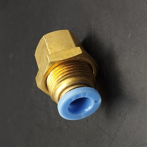 One Touch High Pressure 10.5 Kgf/cm2 / 150.0 psi / 1.0 MPa Female Bulkhead PMF Fittings Various Sizes Plated Working <strong>Pipe</strong> - Product Image 1