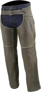 durable leather chaps suitable regular outdoor use leather chaps classic look with modern comfort leather chaps - Product Image 5