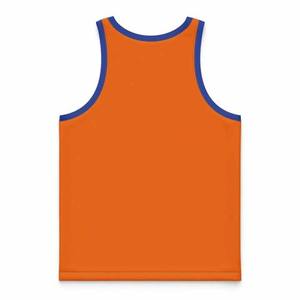 Camisetas de entrenamiento TOP Jersey de baloncesto naranja Chaleco Uniformes de baloncesto de poliéster con diseño sólido Conjunto de jugador Diseño Stock Style - Product Image 3