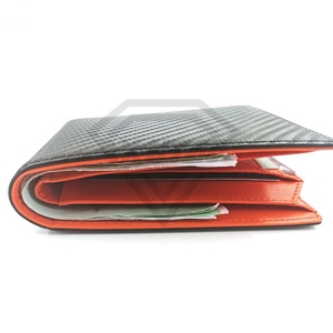 Vente en gros Portefeuille en cuir véritable pour hommes, poche courte et décontractée avec fermeture ouverte, sac à main à la mode pour hommes - Product Image 2