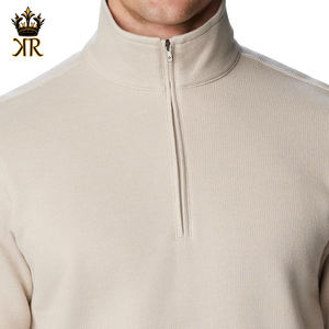 เสื้อสเวตเชิ้ตผู้ชายทรงสลิม คอโอ ผ้าฝ้าย 100% แฟชั่น ขายส่ง ไม่หดตัว ผ้าฟลีซ สำหรับฤดูหนาว - Product Image 4