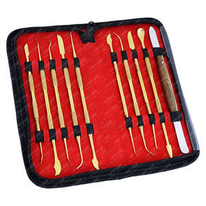 Hot 10pcs Céramique Argile Sculpture Polymère Argile Shapers Ensemble Débutant Artisanat Sculpture Poterie Modélisation Sculpture Lissage Cire - Product Image 6