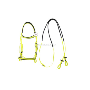 Bridon de course de chevaux en PVC de qualité supérieure avec rembourrage doux, couleur et logo personnalisés, taille personnalisée - Product Image 4