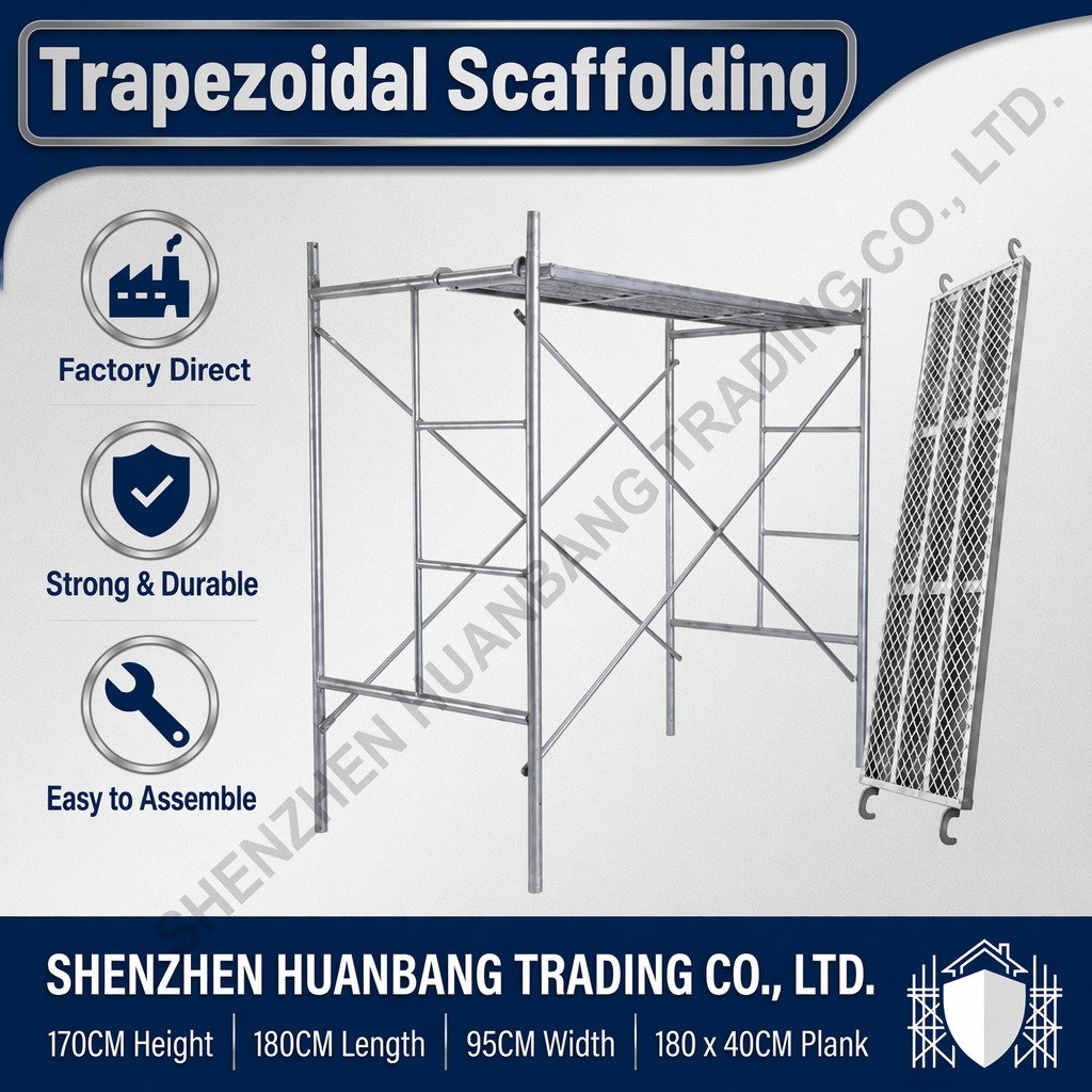 Light Duty Aluminium Frame Scaffolding Q235 HDG Modular Tool-Free Walking Board 3 Level 500kg For Warehouse Workshop Use 1 Year · image 3