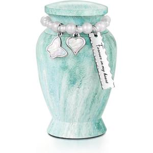 โกศเงินขนาดเล็กสำหรับมนุษย์สำหรับใส่เถ้ากระดูกของรักษาเถ้ากระดูกขนาดเล็ก - Product Image 6