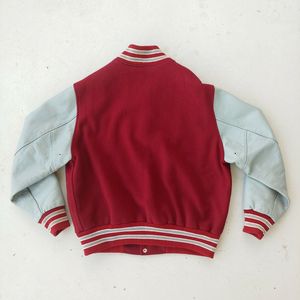 Veste à manches longues pour hommes, 100% laine de haute qualité, avec badge brodé, prix de gros - Product Image 2