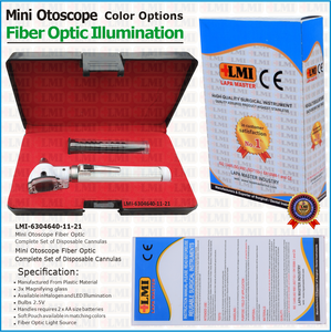 อุปกรณ์ตรวจหูแบบไฟเบอร์ออปติกสีขาวคุณภาพสูง ยอดขายดีอันดับต้นๆ สำหรับการตรวจหู - Product Image 6