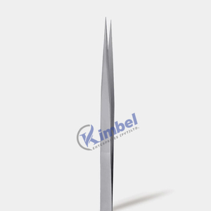 Pinces à épiler pour extensions de cils en acier inoxydable personnalisées avec étiquette privée, forme droite en I, pointes pour cils volumineux, pinces à épiler isolantes - Product Image 1