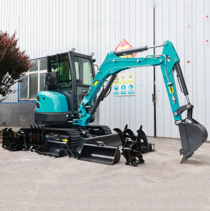 Miniexcavadora de 2 toneladas certificada EPA y EU5, excavadora pequeña con accesorios completos, excavadora hidráulica sobre orugas Eaton, Envío Gratis - Product Image 6