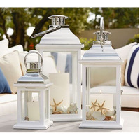 Vente en gros Ramadan spécial lanterne décorer maisons luxueuse lanterne blanc fini très bon marché prix ce produit jardins suspendus