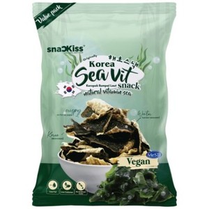 [HALAL] Vegan Dried Flavored Roasted <b>Seaweed</b> Natural Healthy <b>Snacks</b> for Vegetarian Low Cholesterol Original Flavour Value Pack - Product Image 4