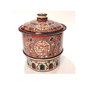 Diseño maravilloso Buffet de comida islámica Plato de frotamiento de acero inoxidable y Meena Work Calentador de alimentos Plato de frotamiento a granel - Product Image 1