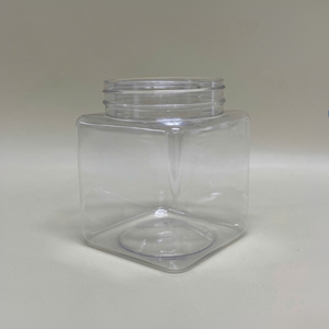 Tarros cuadrados transparentes de alta calidad para mascotas, 400ml-68mm-32g, tapa impresa personalizada para aperitivos, alimentos para bebés, dulces, nueces - Product Image 2