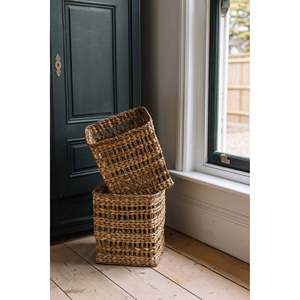 Alva Seagrass <b>Baskets</b> Handcrafted Eco-Friendly Home Decor - Product Image 1