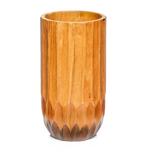 ถ้วยดื่มไม้สักร่องขนาดเล็ก - Product Image 3
