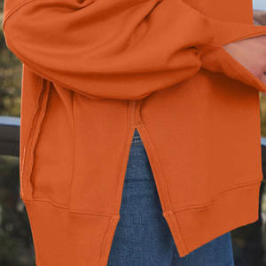 Sudaderas de cuello redondo de gran tamaño para mujer, sudaderas elegantes de manga larga hechas a medida, ropa de invierno Y2k para chicas adolescentes - Product Image 5