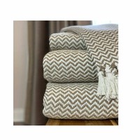 Couvertures de jet 100% coton de qualité supérieure confortables et douces avec des réfrigérateurs pour la couverture de refroidissement de salon de chambre à coucher toutes les saisons durables