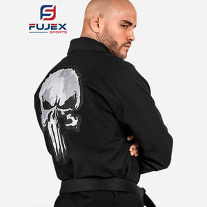 Meilleure vente 100% coton brésilien BJJ Gi haute qualité Jiu Jitsu Kimonos avec fonction extensible en gros prix d'usine costumes - Product Image 4