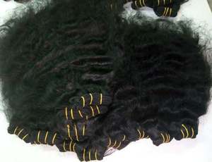 Perruque de cheveux indiens vierges Super Double Drawn os droit sans colle HD Full Lace Machine Double trame fermeture noir naturel pour - Product Image 5