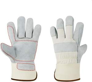 Gants de travail flexibles en cuir de vachette avec logo personnalisé Gants de travail de sécurité pour écran tactile Gants de travail à prix de gros - Product Image 2