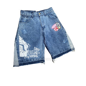 Short en jean léger en gros Short thaïlandais confortable pour homme à taille élastique à vendre en ligne - Product Image 5