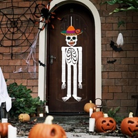 Décorations suspendues en nid d'abeille pour Halloween : Sorcière, vampire, chat noir, citrouille, fantôme, squelette pour la décoration de fête d'Halloween