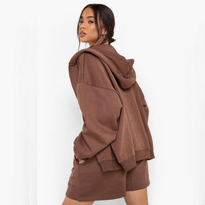 เสื้อสเวตเตอร์โอเวอร์ไซส์ของผู้หญิง2025เปิดไหล่ตกพิมพ์ลายฟิตเนสเล่นกีฬาฤดูใบไม้ร่วงฤดูหนาว - Product Image 4