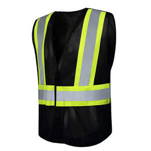 Gilet de sécurité réfléchissant haute visibilité personnalisable Design moderne et confortable avec des caractéristiques imperméables Prix pour la construction - Product Image 2