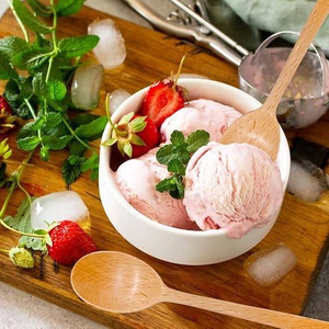 Cuillère à épices en bois artisanale avec long manche pour épices, sel, café en poudre, accessoire de cuisine naturel durable - Product Image 2