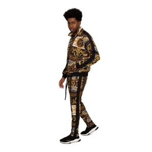 Nouvel ensemble de survêtements en molleton respirant et écologique 2025, personnalisé, avec impression numérique et pantalon évasé - Product Image 6