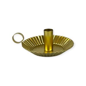 Ensemble de 2 porte-bougies modernes en laiton de qualité artisanale pour la décoration de la maison - Product Image 3