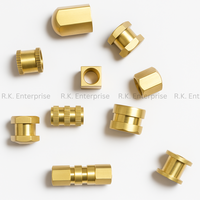 Custom Brass Round hex square knurling moulding insert brass steel machining OEM ODM Service Precision Metal Hardware Parts