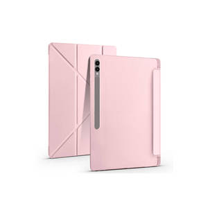 Étui pliable Netzy pour Samsung Galaxy Tab S10 Ultra noir avec support pour stylet en cuir PU et matériau PC pour iPad - Product Image 3