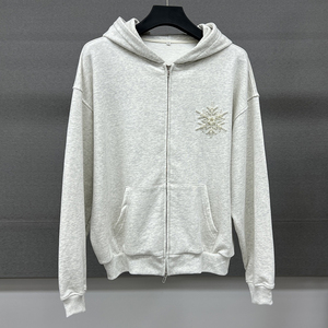 เสื้อฮู้ดผ้าฝ้ายบ็อกซี่สำหรับทุกเพศเสื้อครอปทรงหลวมโอเวอร์ไซส์สไตล์แฟชั่นใหม่ - Product Image 3