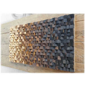 ของตกแต่งผนังทำจากไม้แบบเรียบง่ายแผ่นป้ายติดผนังทำด้วยมือสำหรับตกแต่งบ้าน - Product Image 5