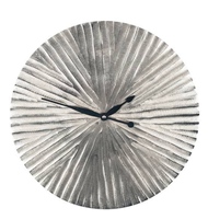 Horloge murale en aluminium de 12 pouces avec affichage mécanique à aiguilles, style antique, design moderne, piles incluses, pour la maison, le bureau, le salon