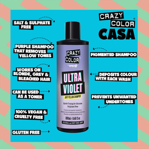Champú Anti-Amarilleo con Protección UV, Vegano, Sin Sulfatos, Fórmula Matizadora Morada - Product Image 4