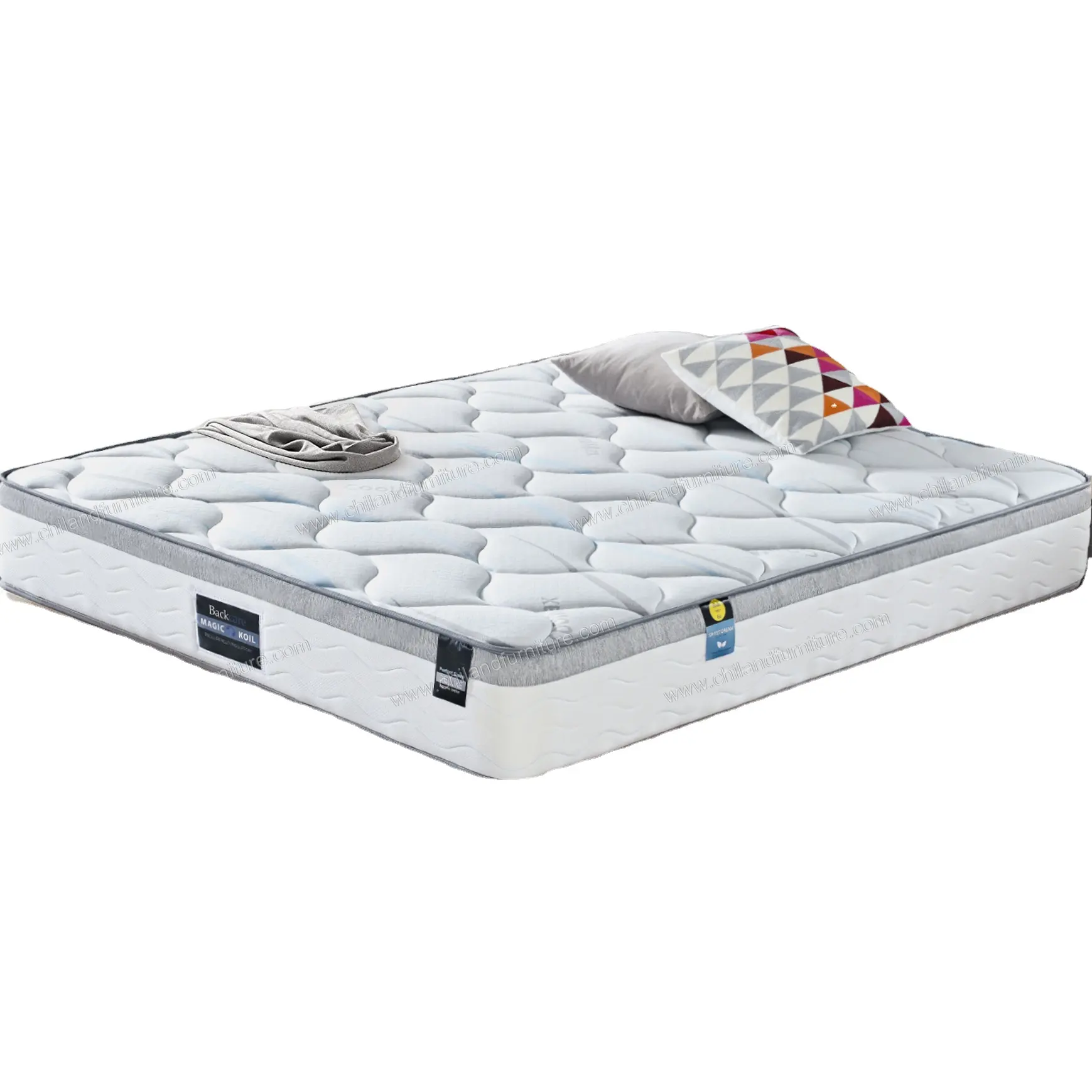 Twin 4-Inch Dual-Layer Gel Traagschuim Opvouwbare Matras Topper Verbeterde Ondersteuning Geventileerde Matras Met Hoge Dichtheid