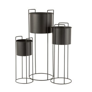 Maceta de Metal Duradera de Estilo Americano, Ecológica y de Buena Calidad, con Color y Tamaño Personalizados para el Hogar y Hoteles - Product Image 1