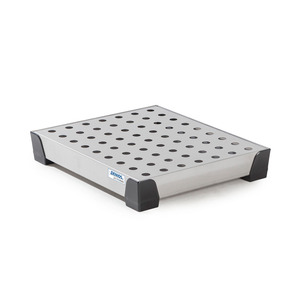 Bacino di legatura piccolo pro-line in acciaio inox, con piastra forata in acciaio inox, 10 litri, 500x400x95 - Product Image 1