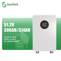Système solaire complet Deye Inverter 12kw 14kw 16kw monophasé hybride 5kw 10kw 12kw 18kw avec batterie Lifepo4 51.2v 300ah