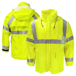 Veste de travail imperméable à l'eau, fermeture à glissière robuste à l'avant et intérieur chaud pour les professionnels du chantier fabriqués au Pakistan. - Product Image 1