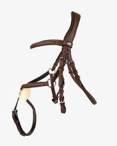 Fabricant de bride de cheval en cuir naturel indien de qualité Fabricant de bride roulée en cuir - Product Image 1