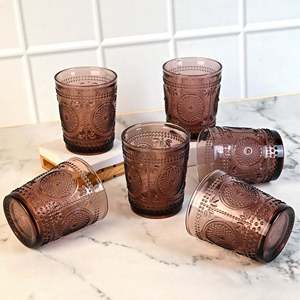 Juni <b>Set</b> of 6 Perfect-Textured Drinking Glasses for <b>Serving</b> <b>Beverages</b> - Product Image 2