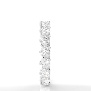 Bague en diamant festonné en forme de poire personnalisée, bijoux fins, bague de fiançailles en or 18 carats, bague en diamant blanc de laboratoire pour femmes - Product Image 2