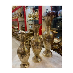 Modern Design Handmade Metal Brass Flower <b>Vase</b> Floor <b>Stand</b> for Wedding Party Decorations Manufacturer Wholesale - Product Image 3