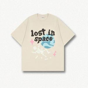 Camiseta de algodón suave con diseño personalizado, ropa de calle a la moda, estampado gráfico, moda informal, cómoda, uso diario, atuendo de verano - Product Image 4