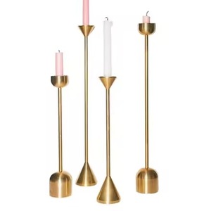 Bougeoir brut nickelé pour la décoration de la maison et du salon intérieur Lightning - Product Image 4