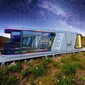 Casa Prefabricada Pequeña y Romántica Tipo Contenedor, Cápsula Espacial para Dormir, Hotel Cápsula Espacial para Vacaciones, 2025, China - Product Image 5
